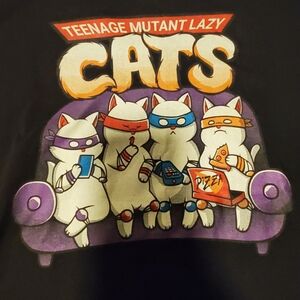 Port and Company Black Cat Ninja T-Shirt